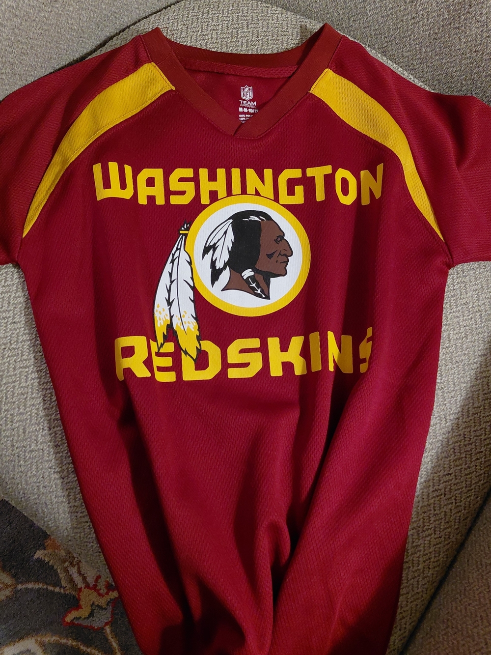 NFL Team Apparel Washington Redskins Youth Medium (10/12) Jersey Top
